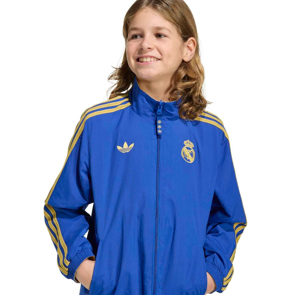 Youth adidas Chinese Knot Pack Reversible Jacket 25/26 Blue