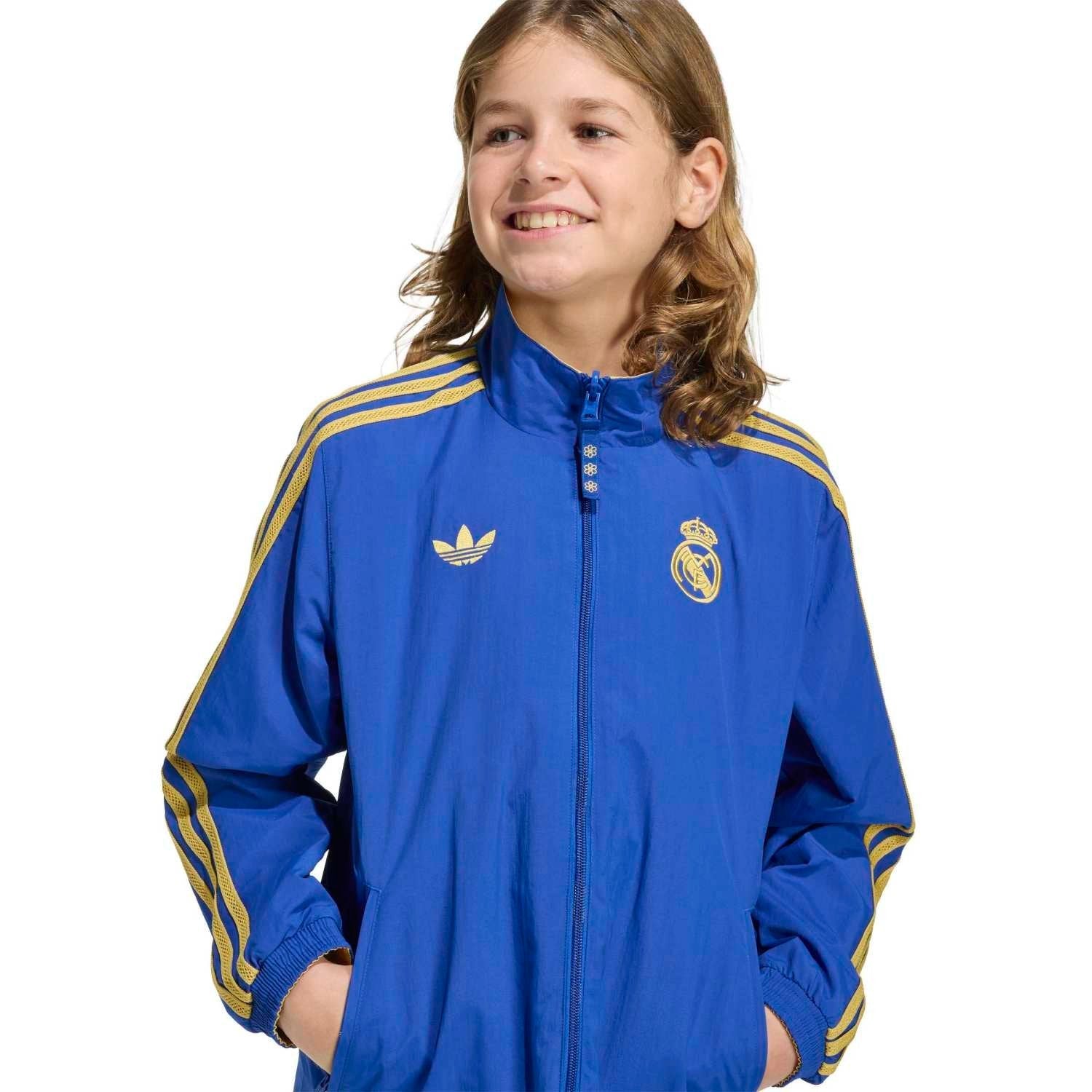 Youth adidas Chinese Knot Pack Reversible Jacket 25/26 Blue