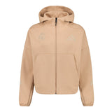 Adidas Real Urban 女士 全拉链 卫衣 米色
