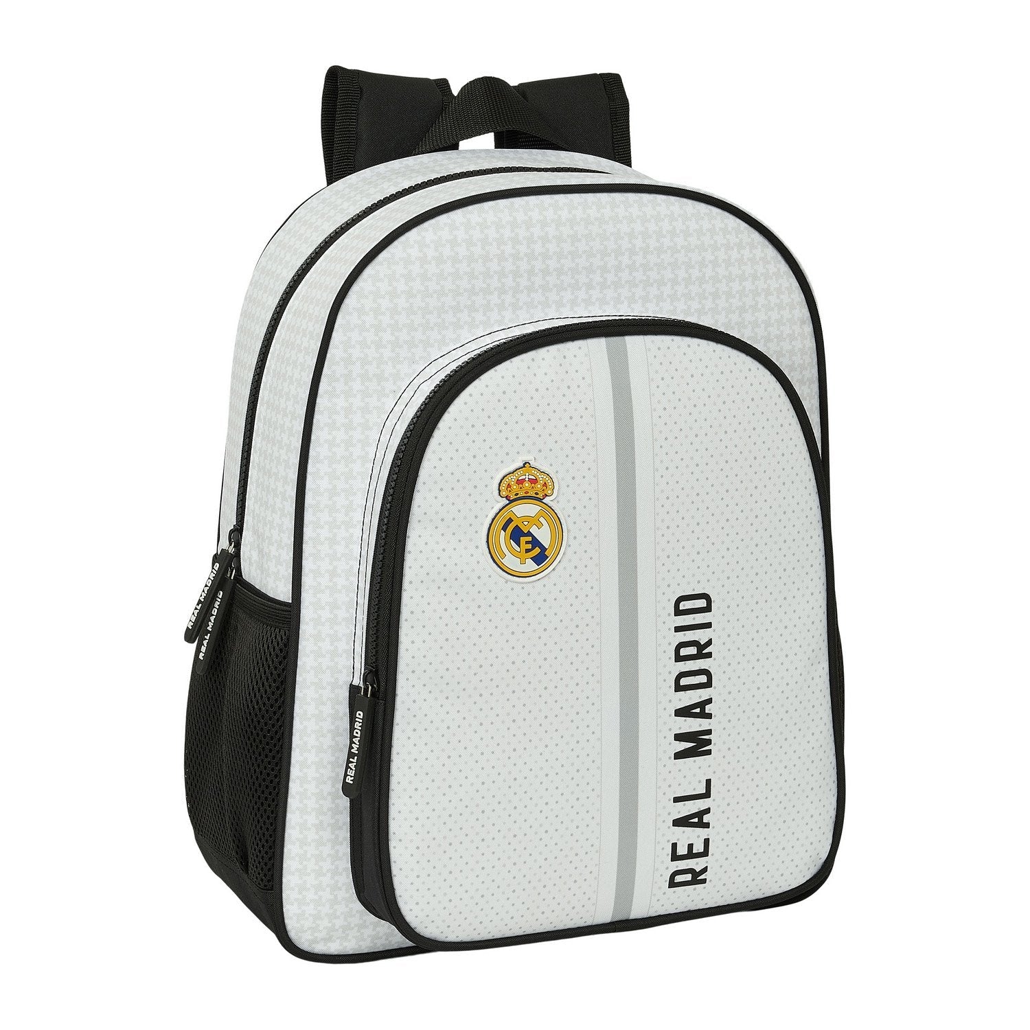 Kids Backpack White/Black Real Madrid