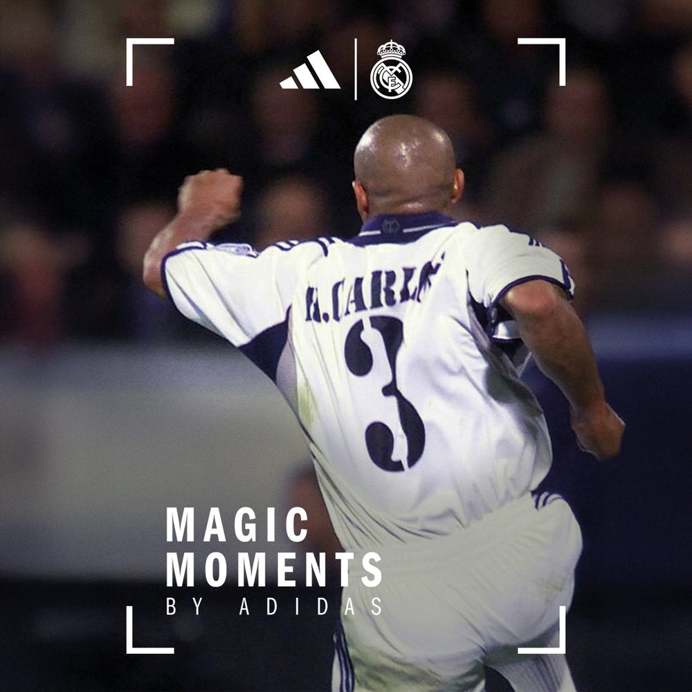 Mens T-Shirt Roberto Carlos adidas Magic Moments Black