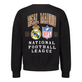 男款 Real Madrid x NFL 套头卫衣 黑色