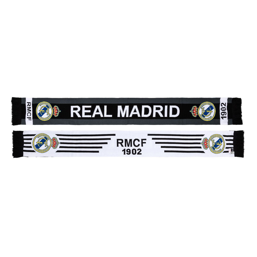 Real Madrid Double Scarf RMCF 1902 Black/White