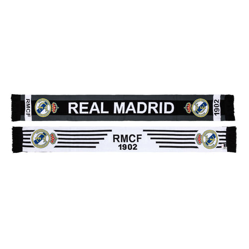 Real Madrid Double Scarf RMCF 1902 Black/White