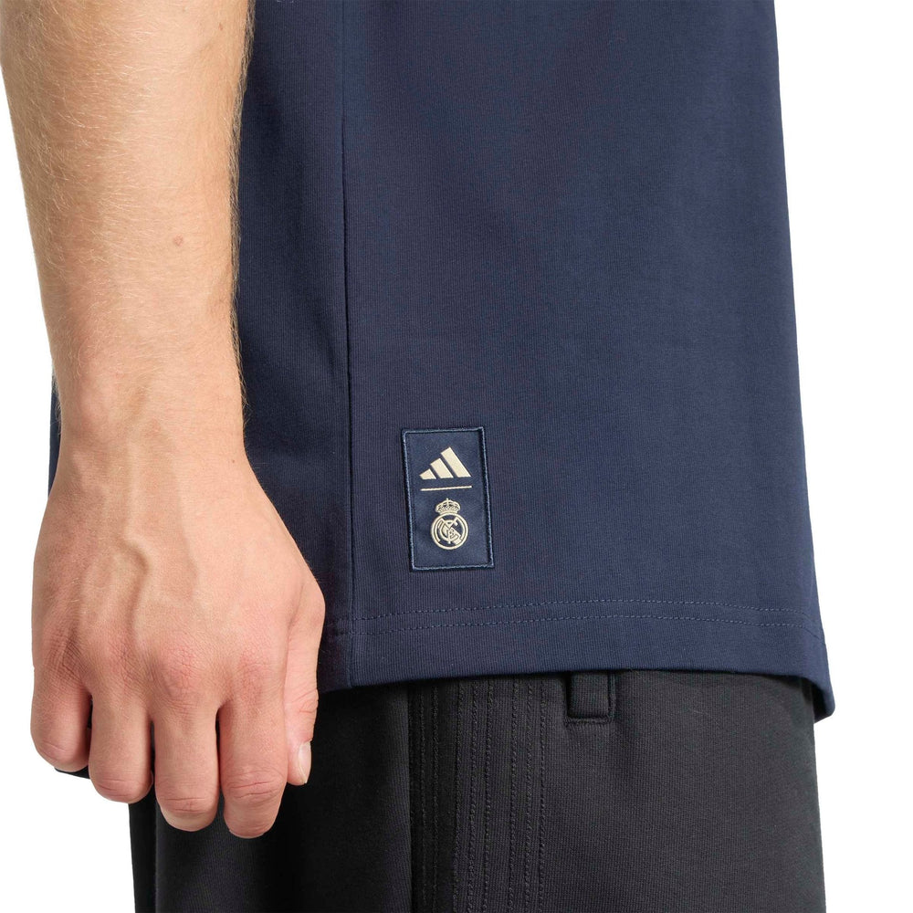Mens adidas Heritage Pack T-Shirt Navy | 1957