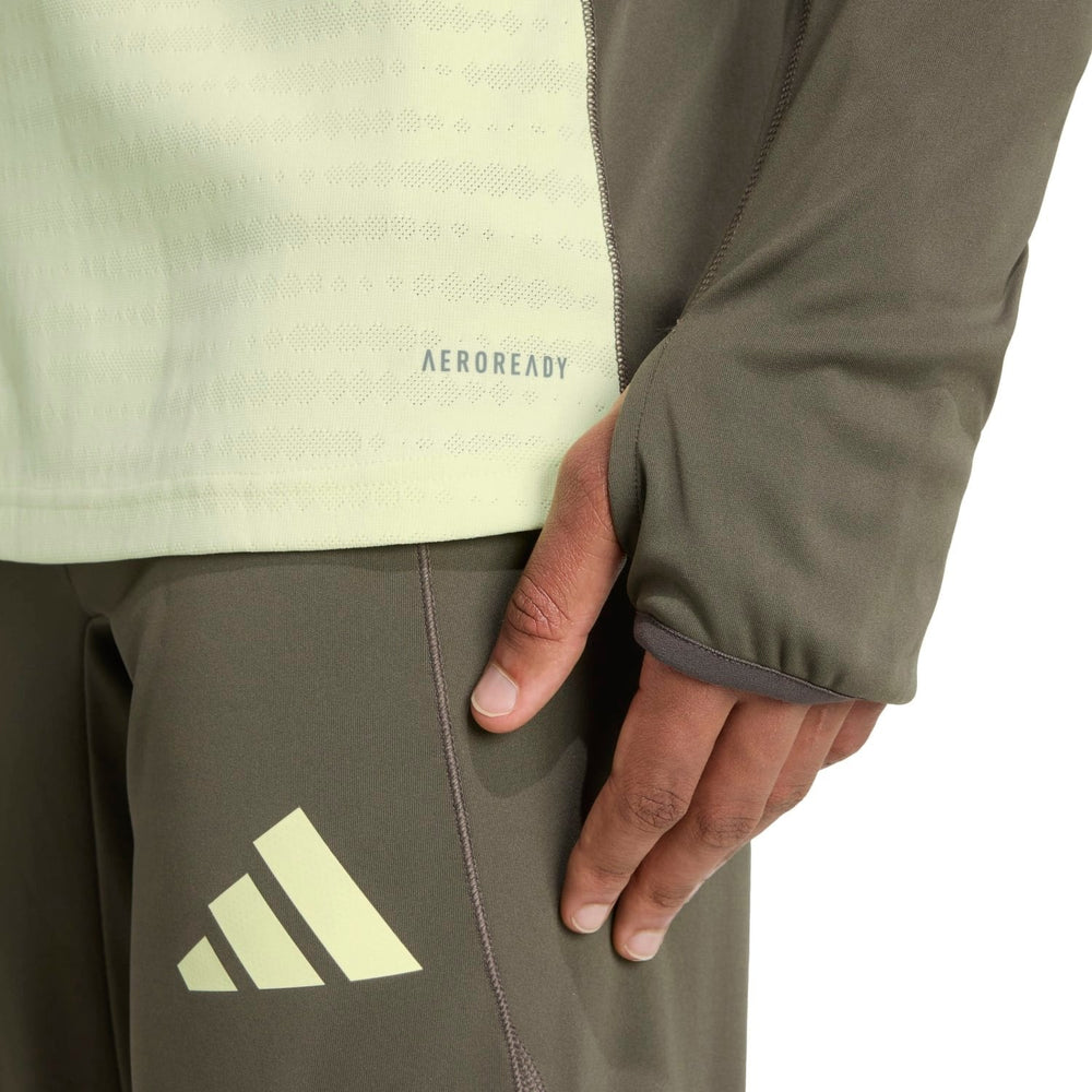 Mens adidas Pro Training Top 25/26 Lime Green