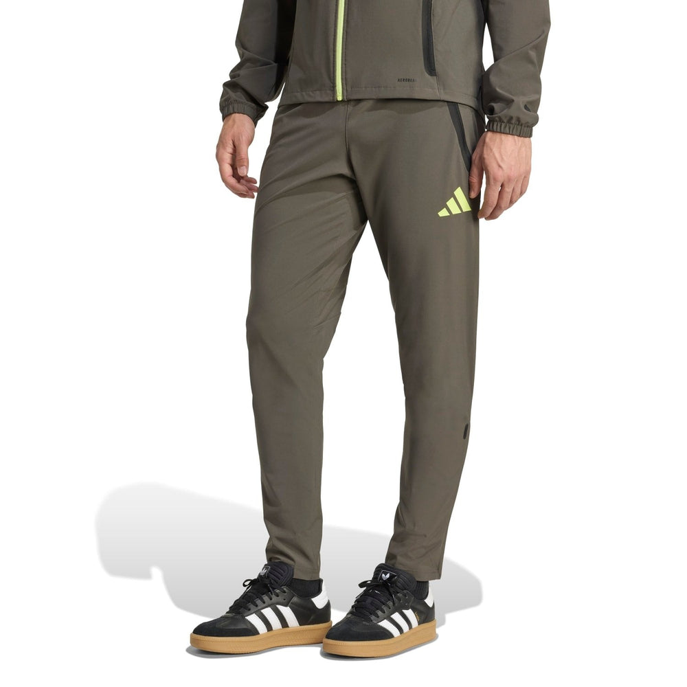 Mens Tiro Vis Tech Competition Trousers Grey/Lime Green