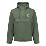 Mens Outerwear Hooded Windbreaker Green