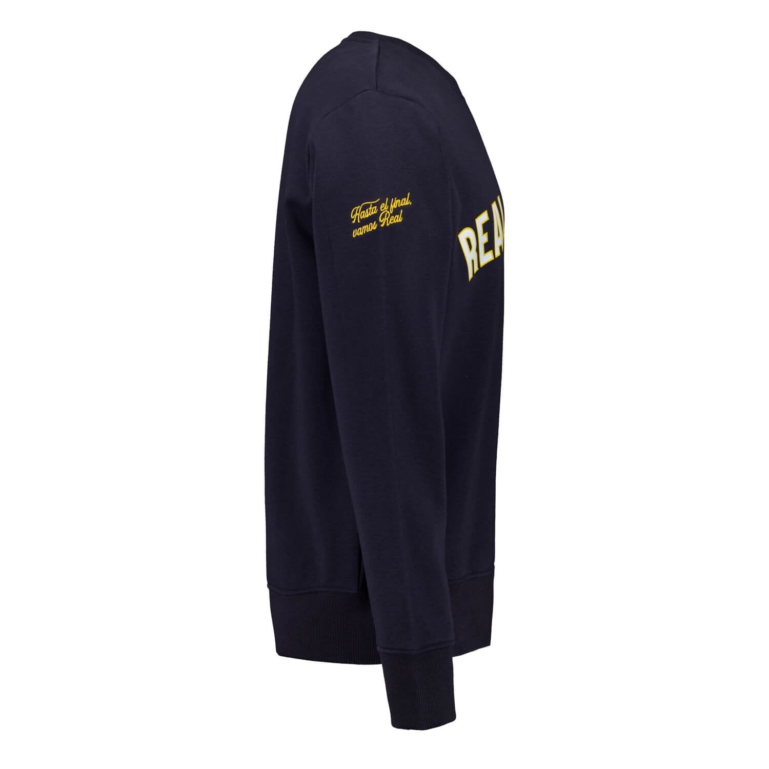 Mens Baseball Crewneck Sweatshirt Navy Real Madrid