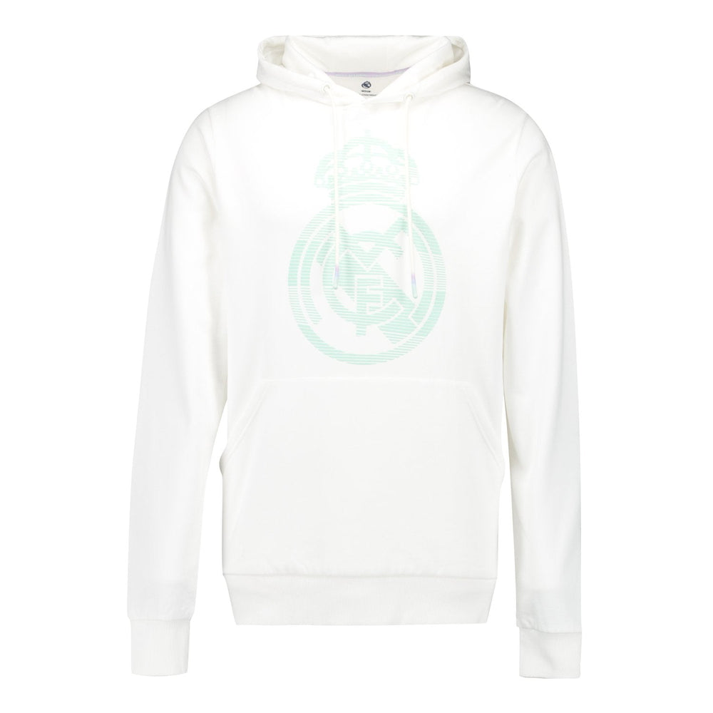 Mens Pastel Crest Hoodie White Real Madrid