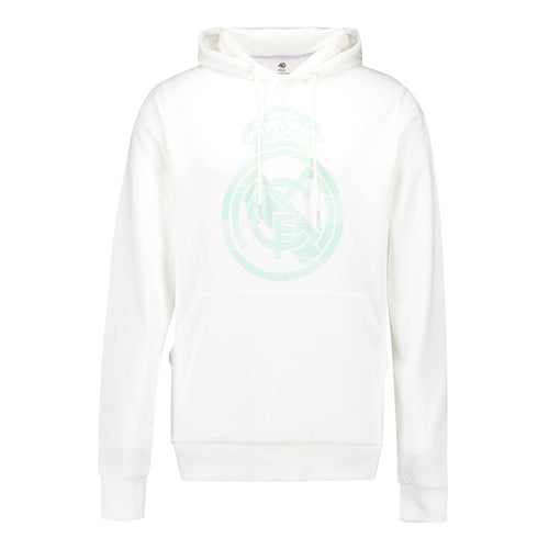 Mens Pastel Crest Hoodie White Real Madrid