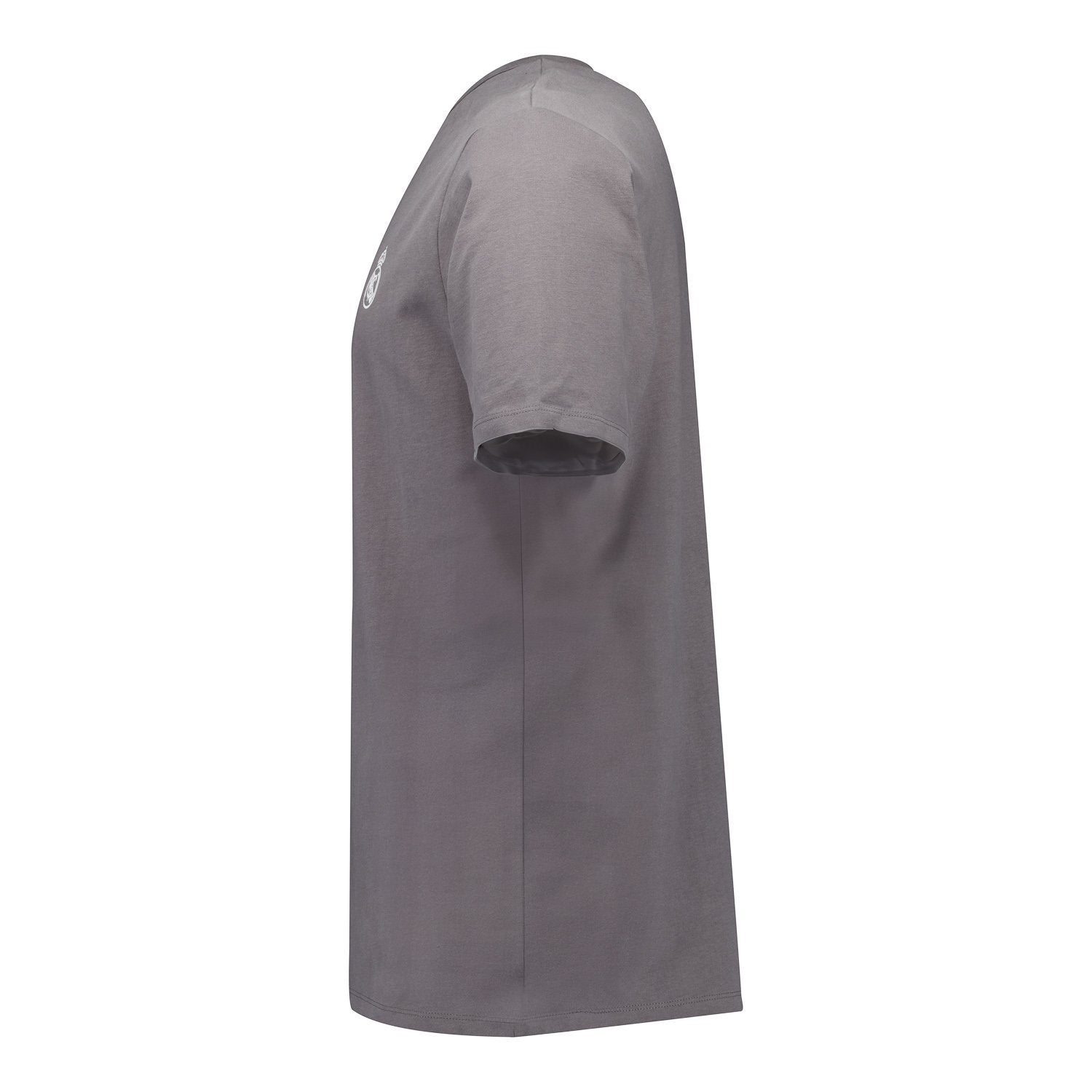 Mens Real Madrid White Dreams Pijama Set Henley Shorts Grey