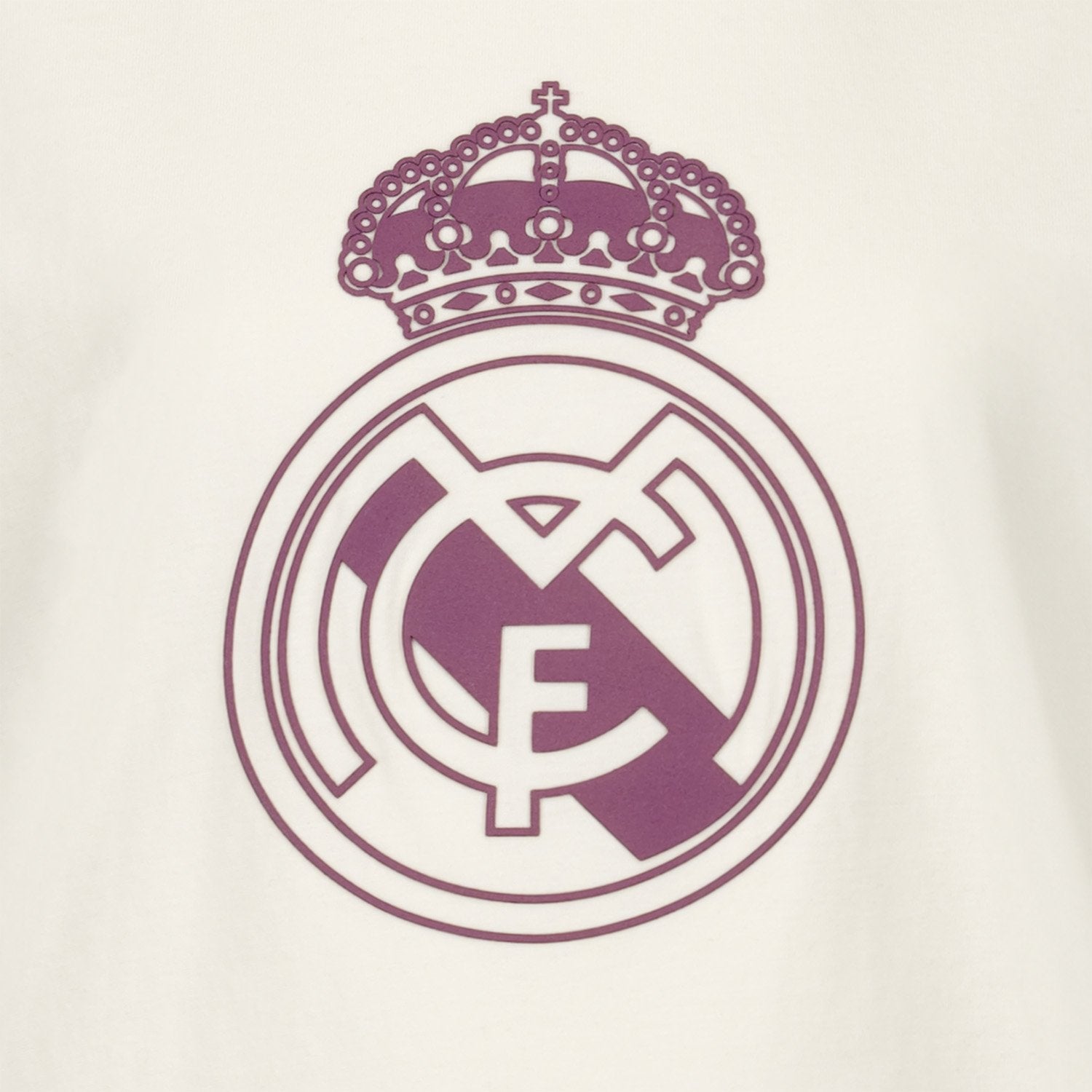 Kids Color Crest T-Shirt Off White Real Madrid