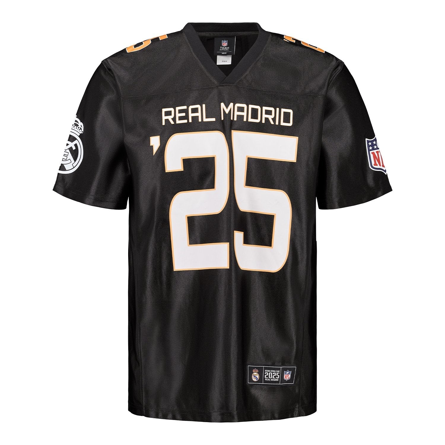 Mens Real Madrid x NFL Shirt Black