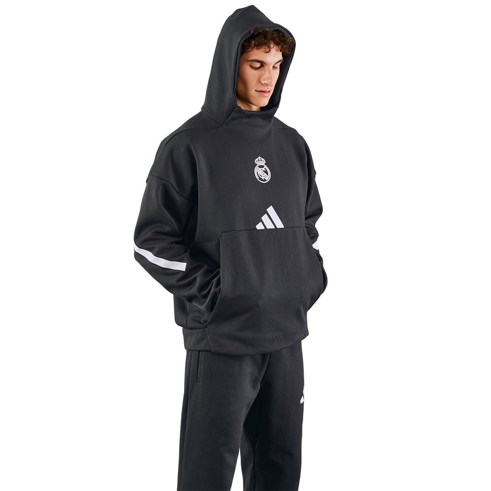 Mens adidas Real Urban Hoodie Black