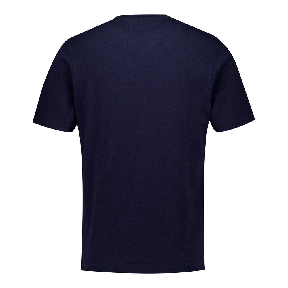 Mens Pastel Cotton Slub T-Shirt Navy Real Madrid