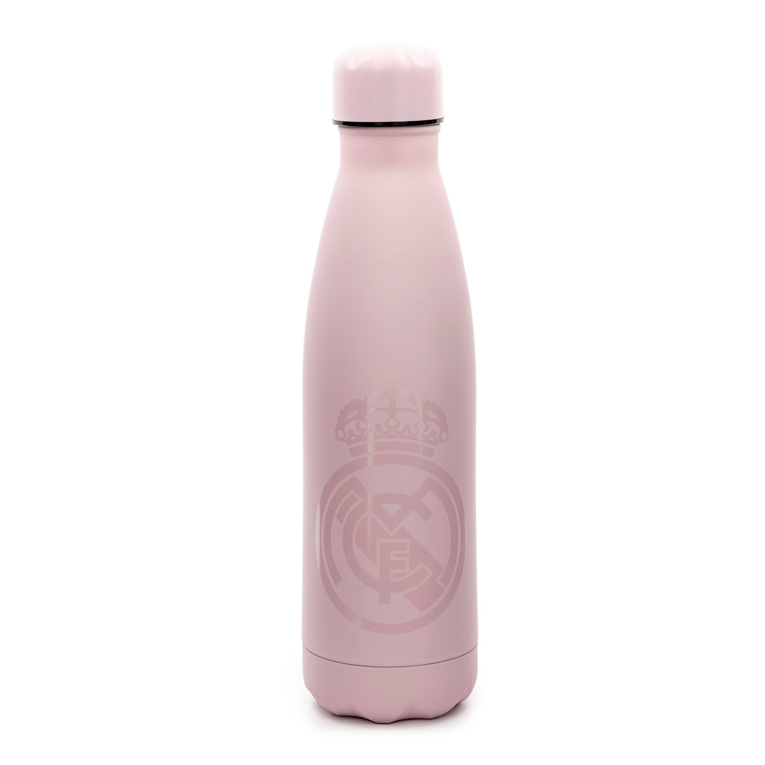 Steel 500ml Rubberized Bottle Pink Real Madrid