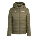 男款 adidas Terrex CLIMAWARM 保温防水夹克 绿色