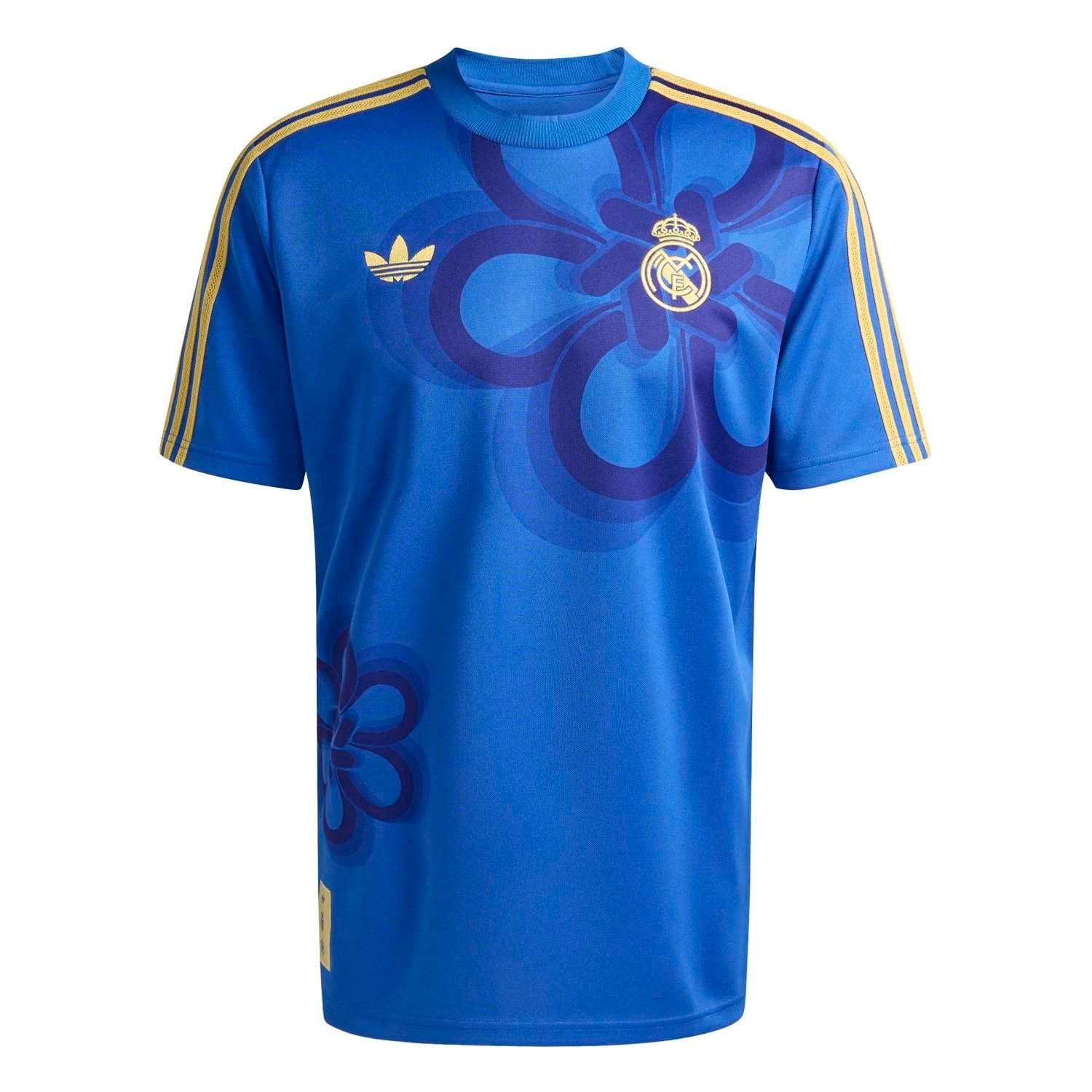 記念グッズ LIGA AT.MADRID vs R.MADRID Mens adidas Chinese Knot Pack Shirt 25/26 Blue – Official Real