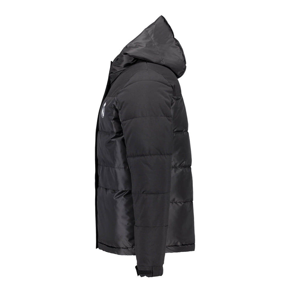 Womens Outerwear Color Padded Hooded Jacket Black Real Madrid