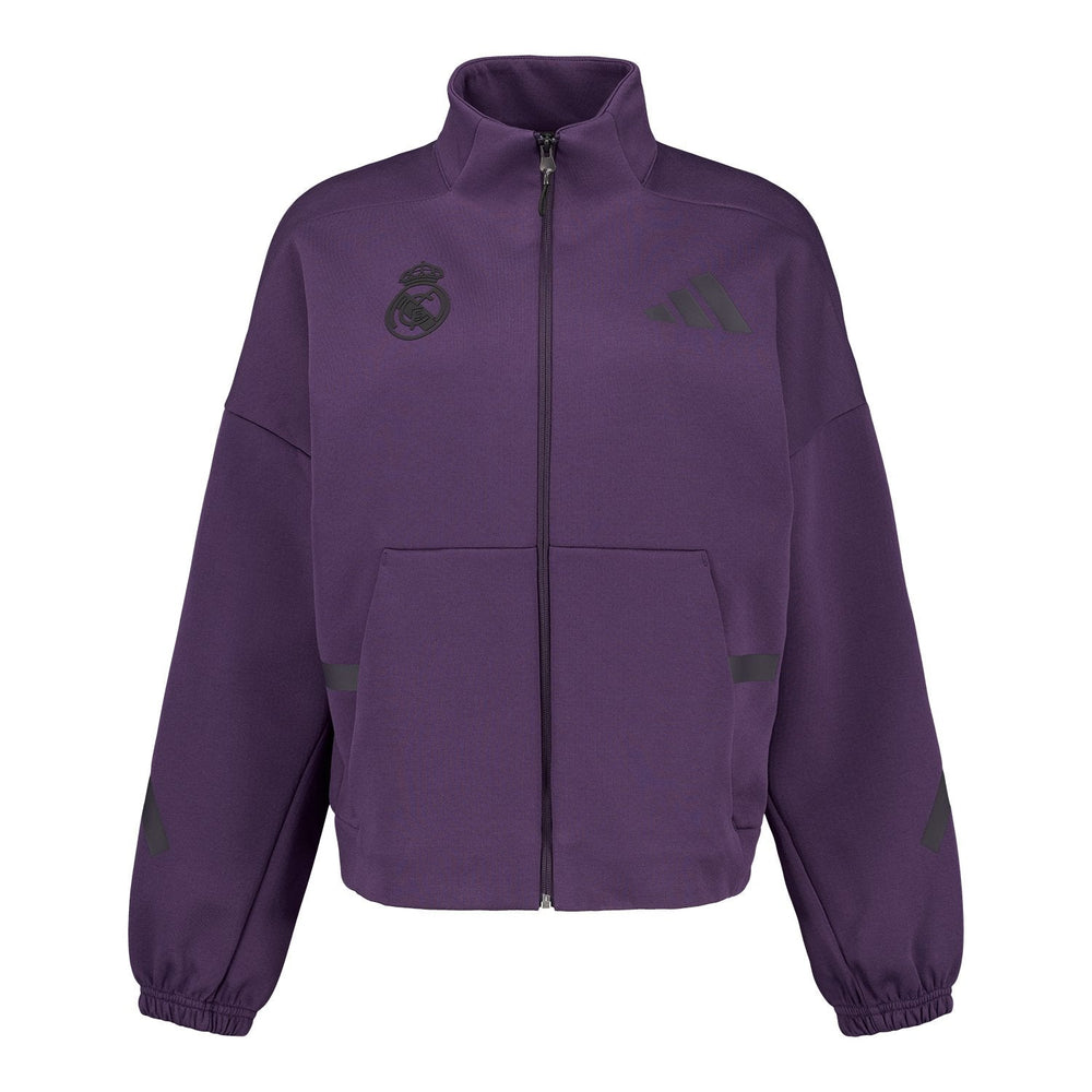 Womens Adidas Real Urban Track Top Purple