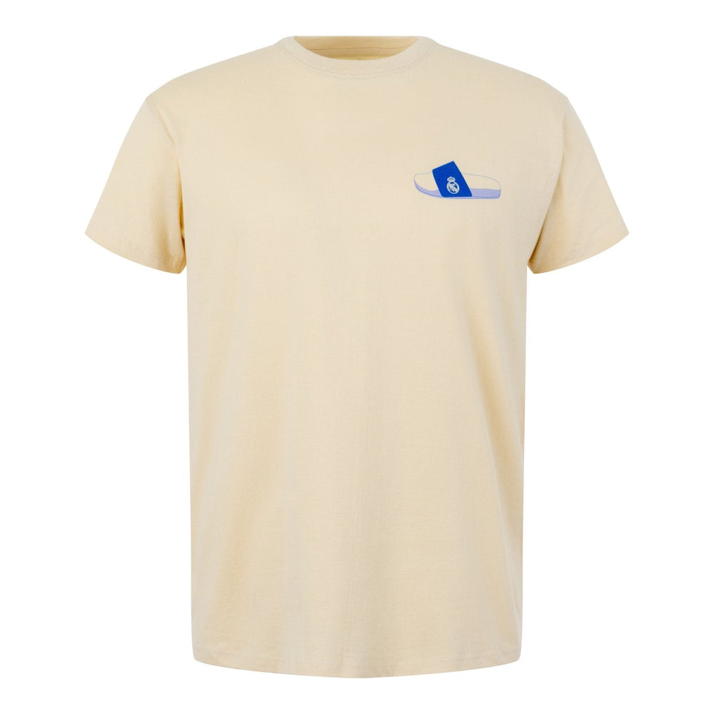 Mens Blue Summer Vibes T-Shirt Beige