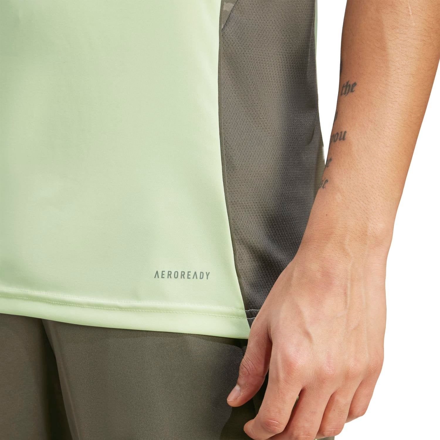 Mens adidas Training Shirt 25/26 Lime Green