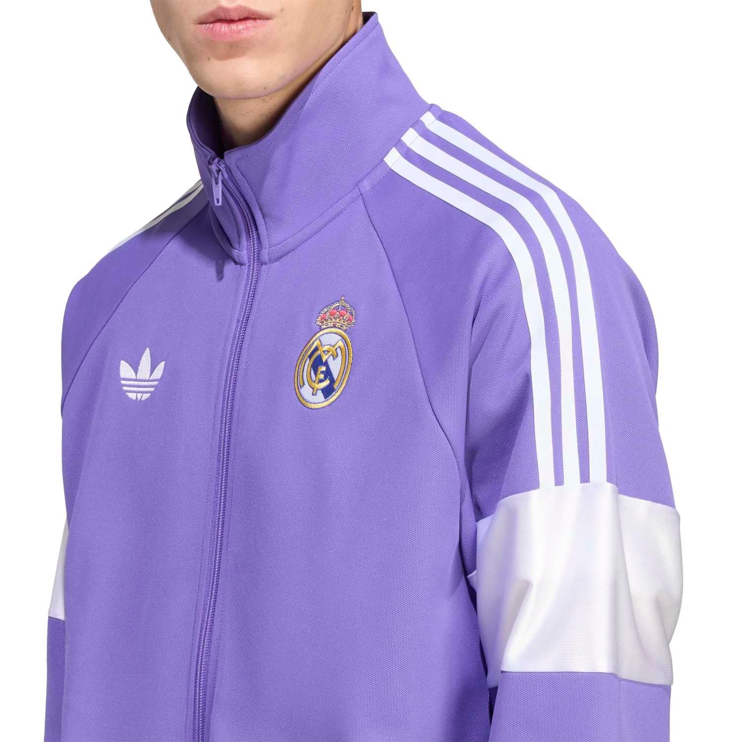 メンズ adidas Originals LFSTLR 25/26 パープル トラックトップ