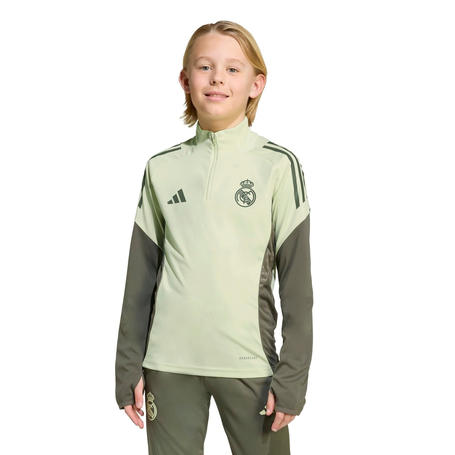 Kids adidas Training Top 25/26 Lime Green