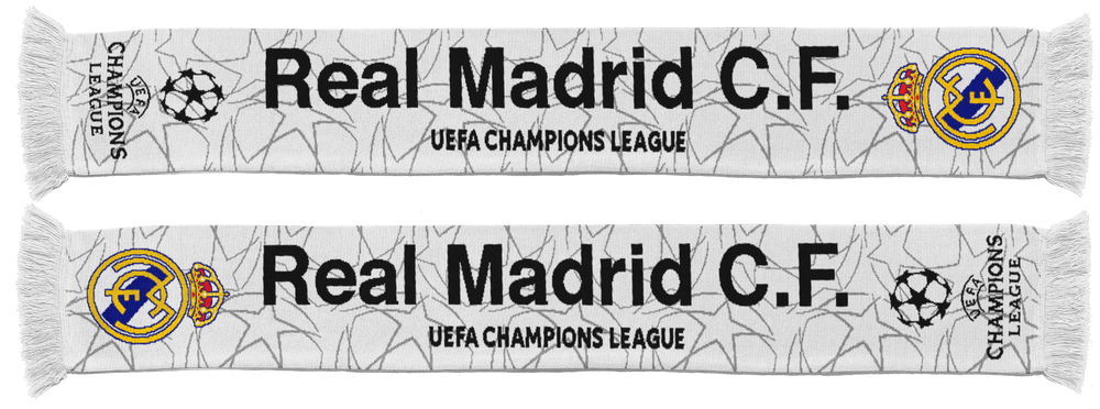 UCL Scarf White