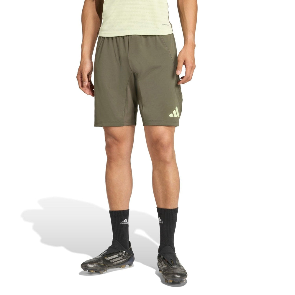 Mens adidas Pro Training Shorts 25/26 Dark Olive