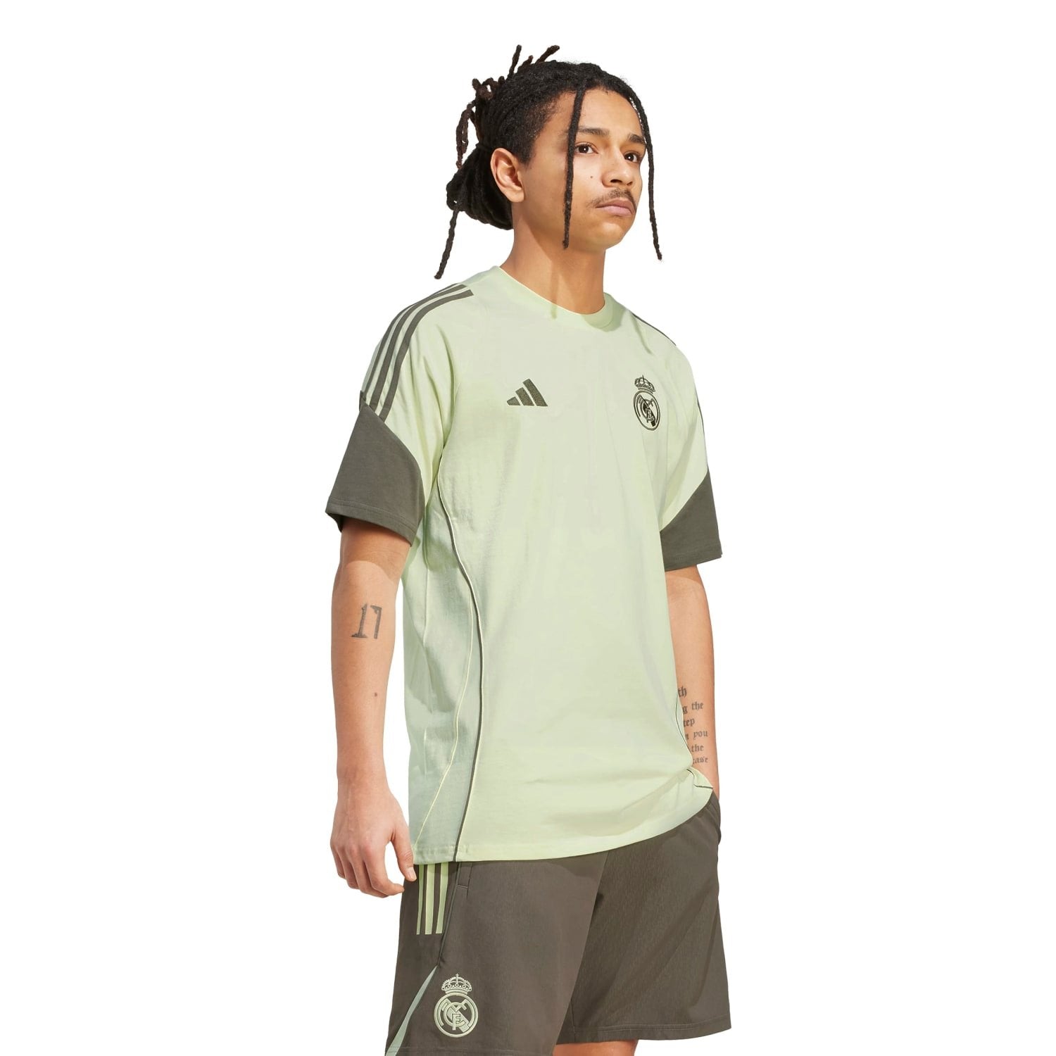 Mens adidas Training T-Shirt 25/26 Lime Green