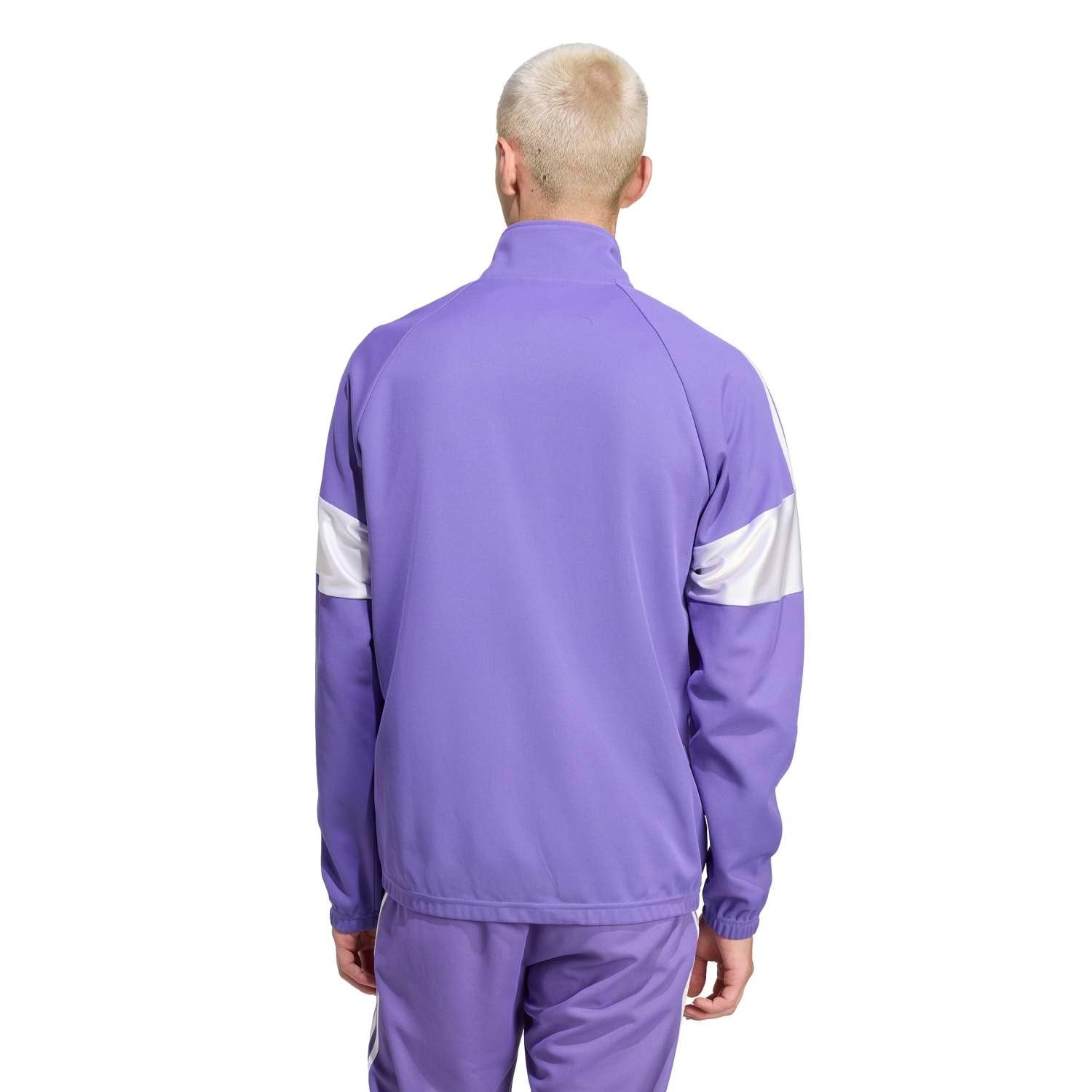 メンズ adidas Originals LFSTLR 25/26 パープル トラックトップ