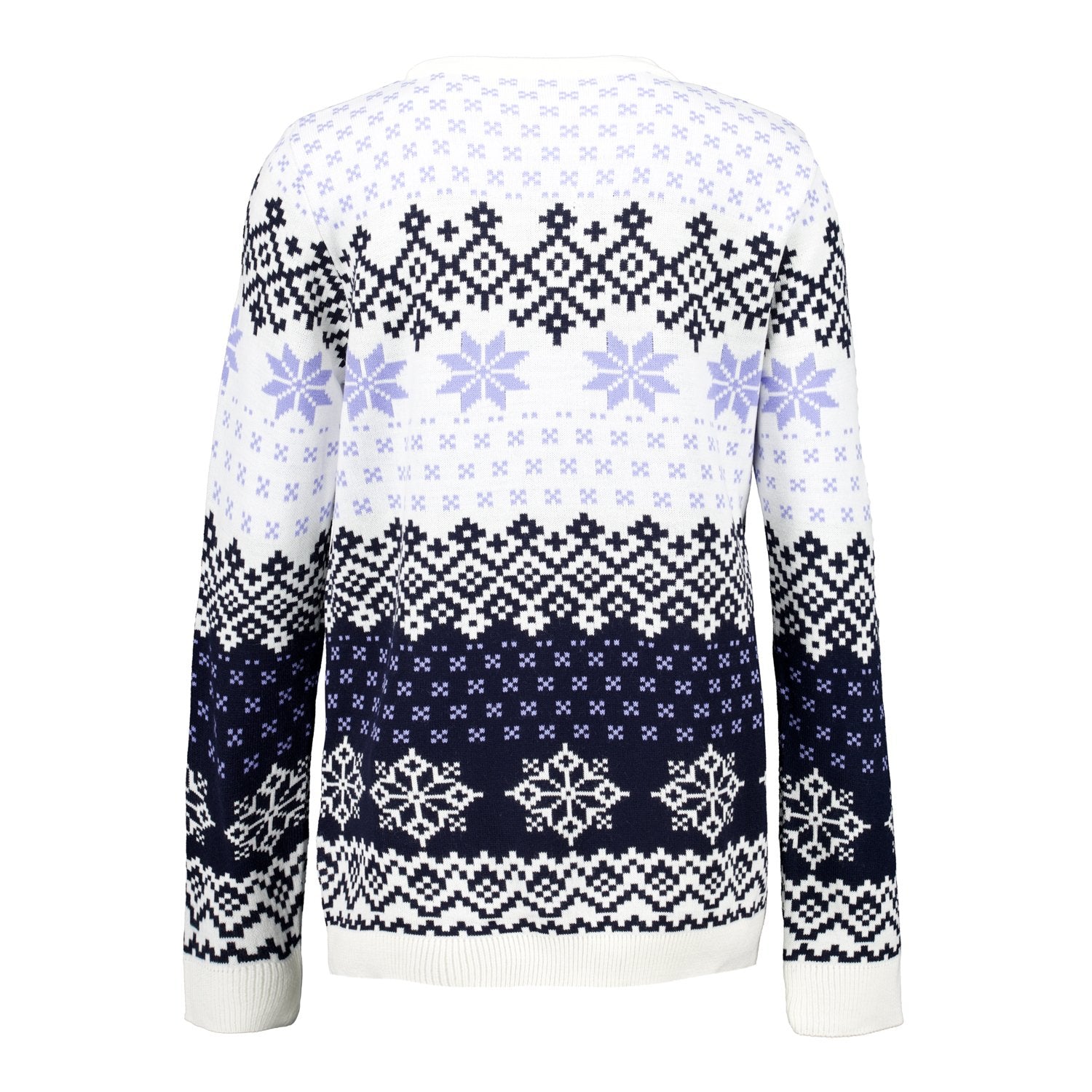 Womens Christmas Sweater Crest Lilac