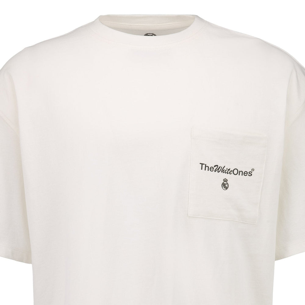 Mens The White Ones Text T-Shirt White