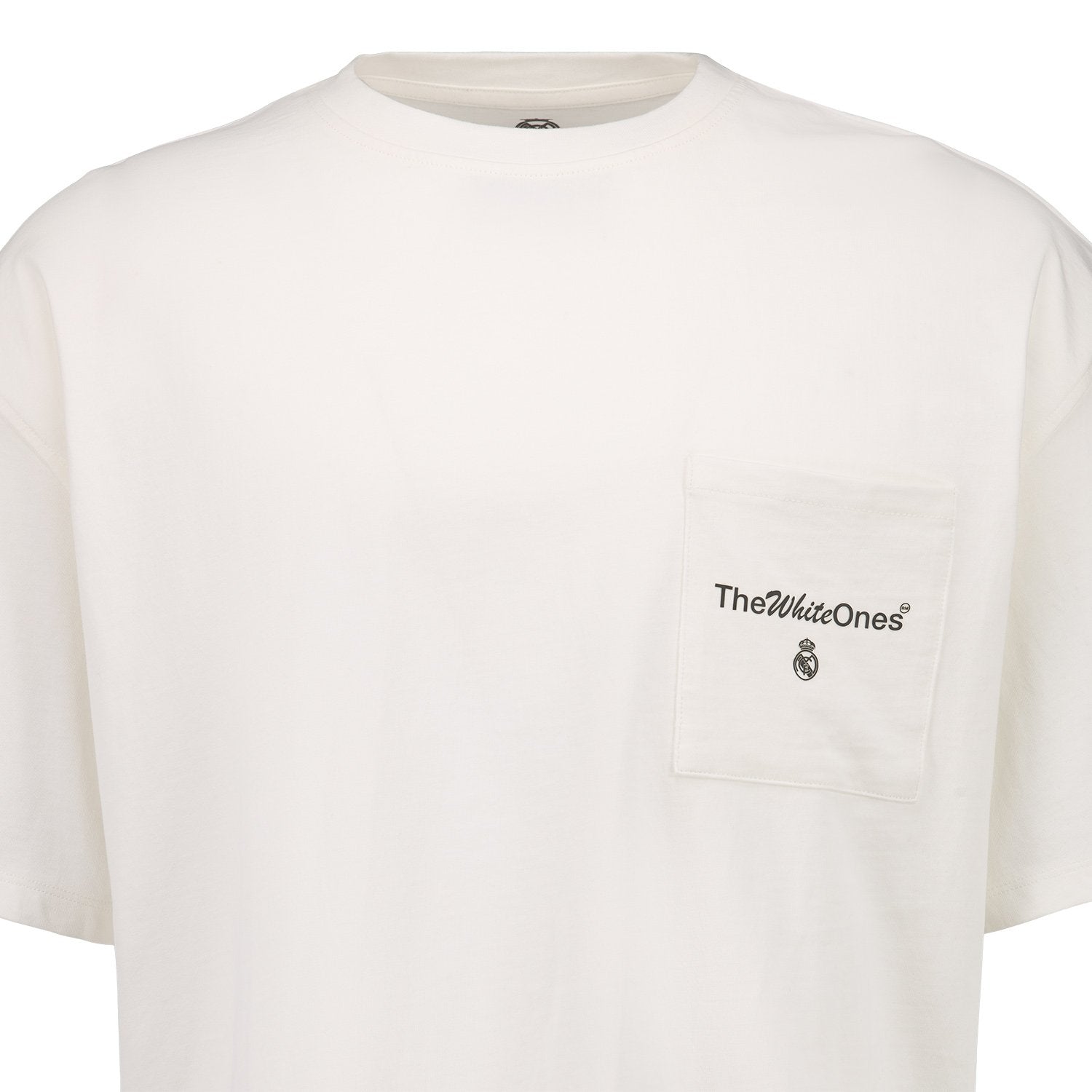 Mens The White Ones Text T-Shirt White