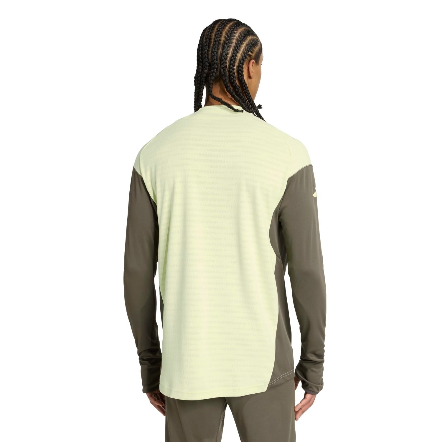 Mens adidas Pro Training Top 25/26 Lime Green