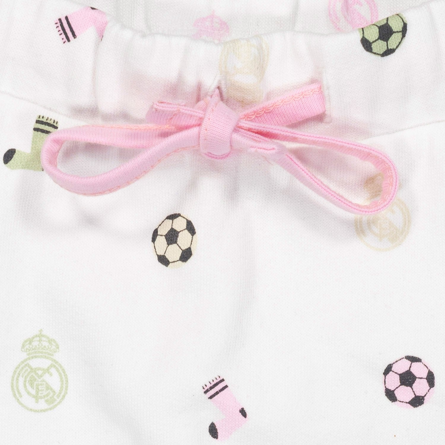 Set Pant & T-Shirt Baby Pink/White Real Madrid
