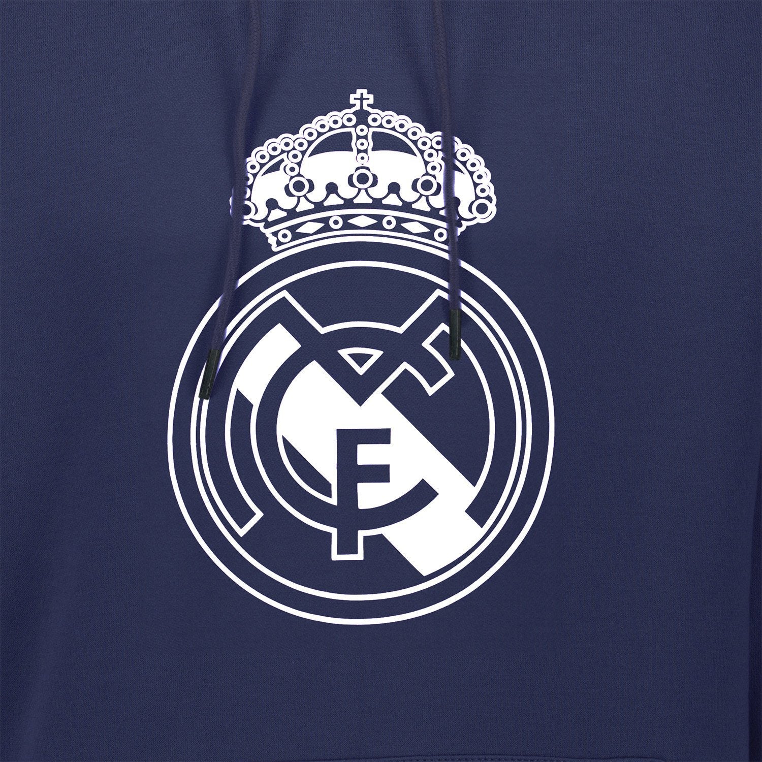 Mens Color Crest Hoodie Navy Real Madrid