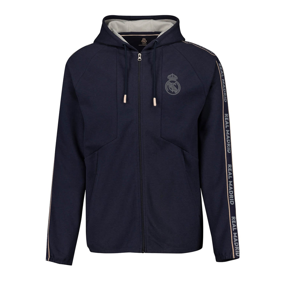 Mens Tape Jacket Navy Real Madrid
