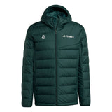 男款 adidas Terrex CLIMAWARM 防水羽绒夹克 海军蓝