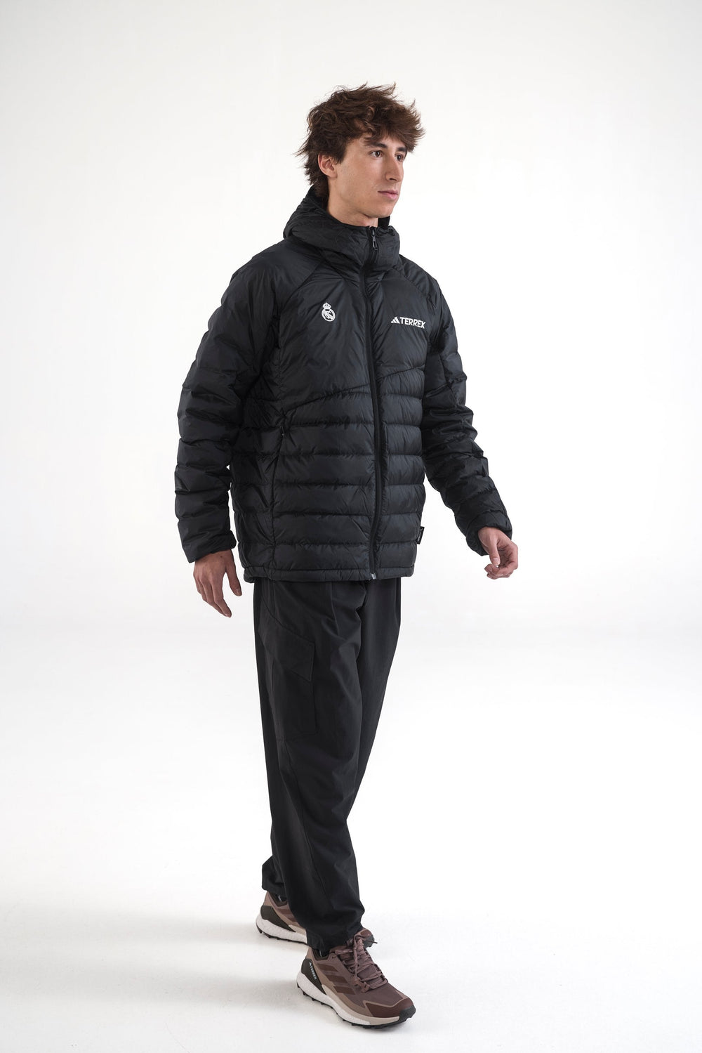 Mens adidas Terrex CLIMAWARM+ Rain Jacket Black