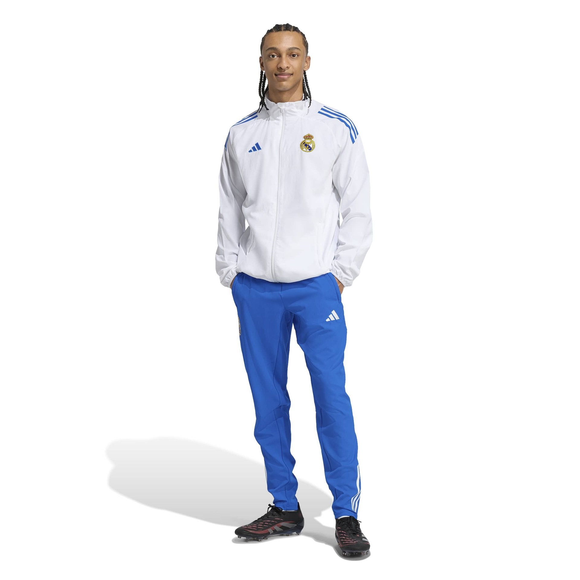 Mens adidas UCL Training Tracksuit Jacket 25/26 White