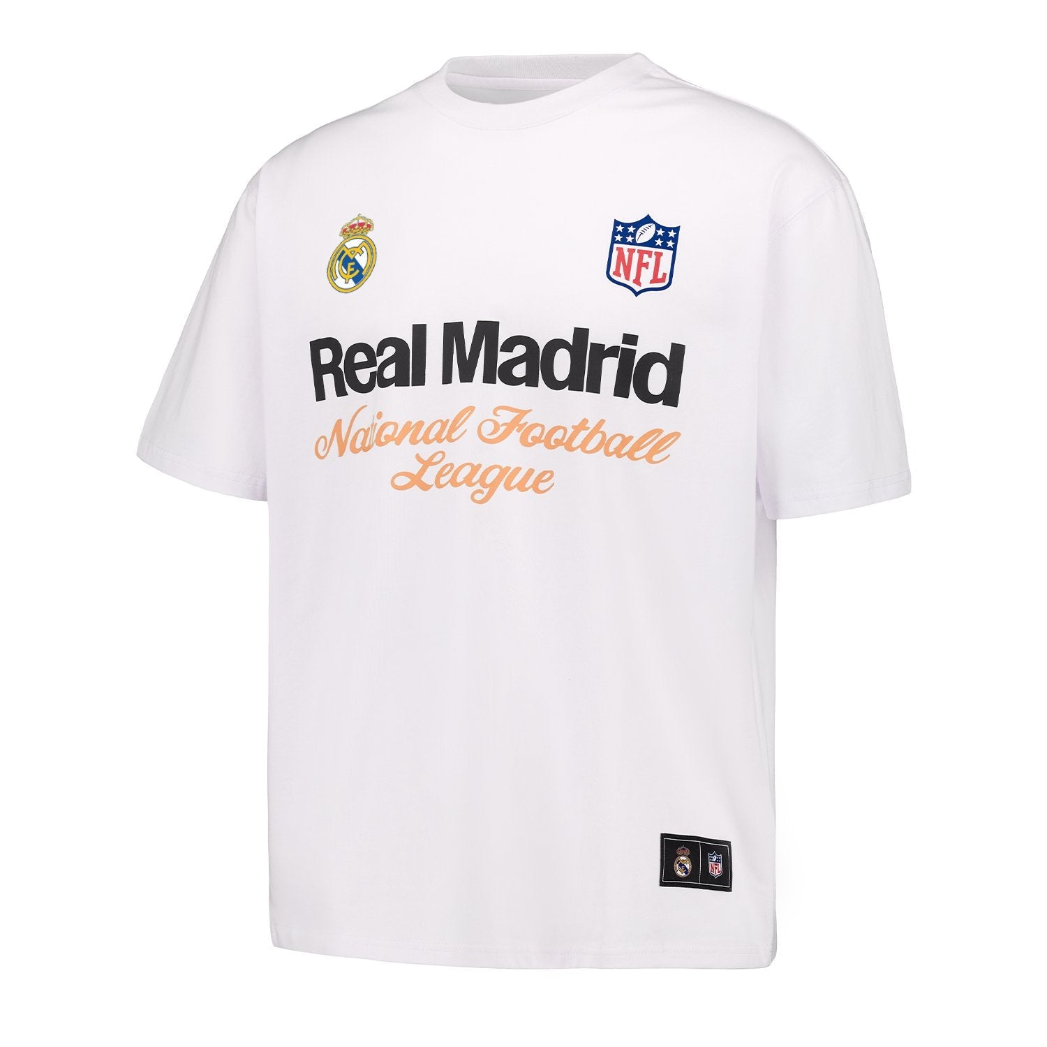 メンズ レアル・マドリード x NFL Tシャツ ホワイト – レアル
