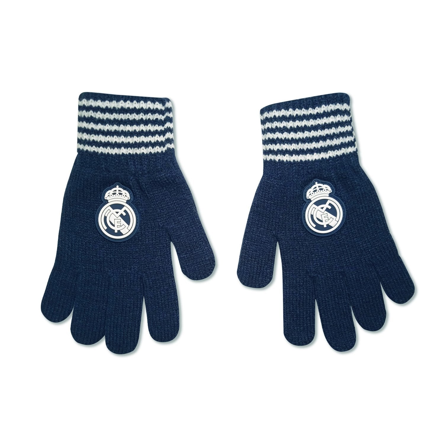 Kids Winter Navy Gloves Real Madrid