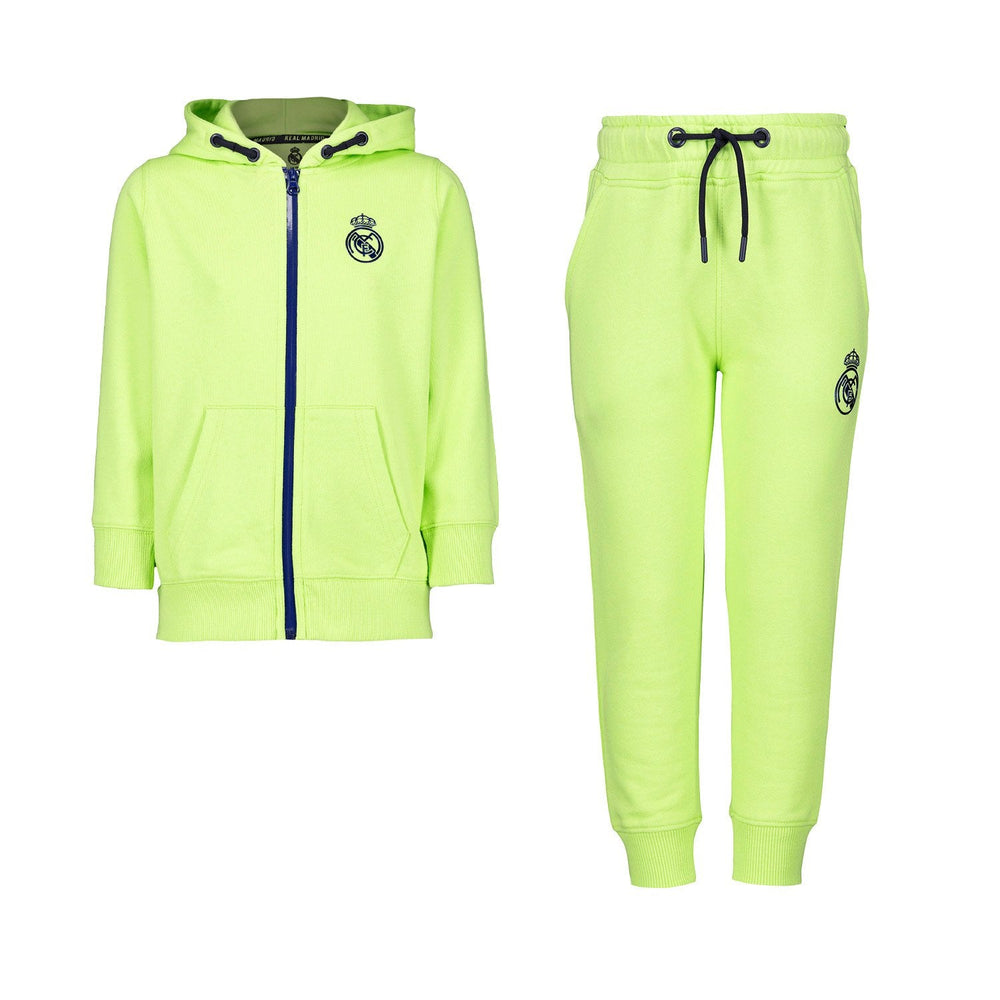 Kids Tracksuit Fan Kids Ombre Zip Green Real Madrid