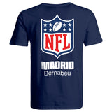Camisola Homem Bernabéu x NFL Emblema Azul-Marinho