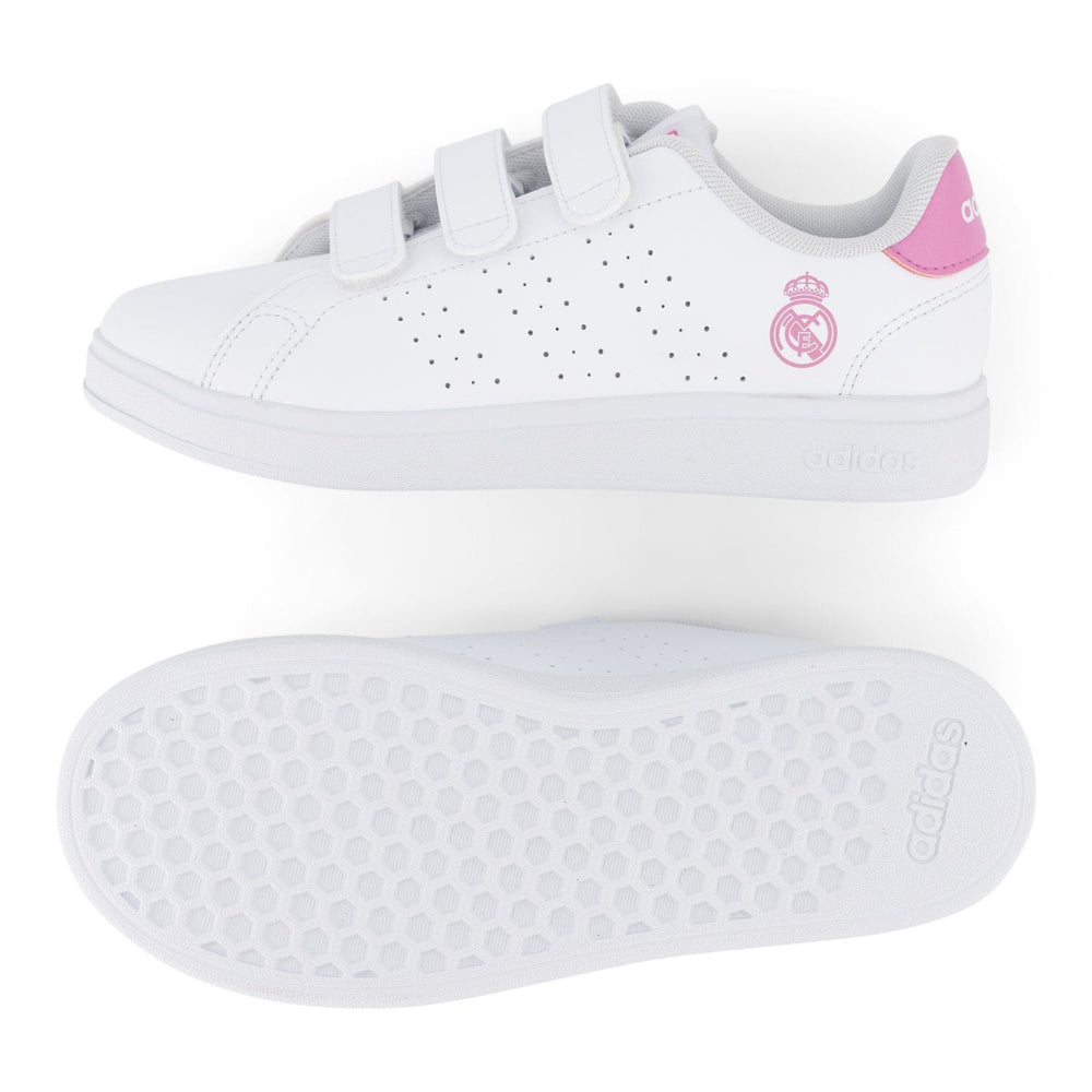 adidas Infant Advantage Shoes White/Pink