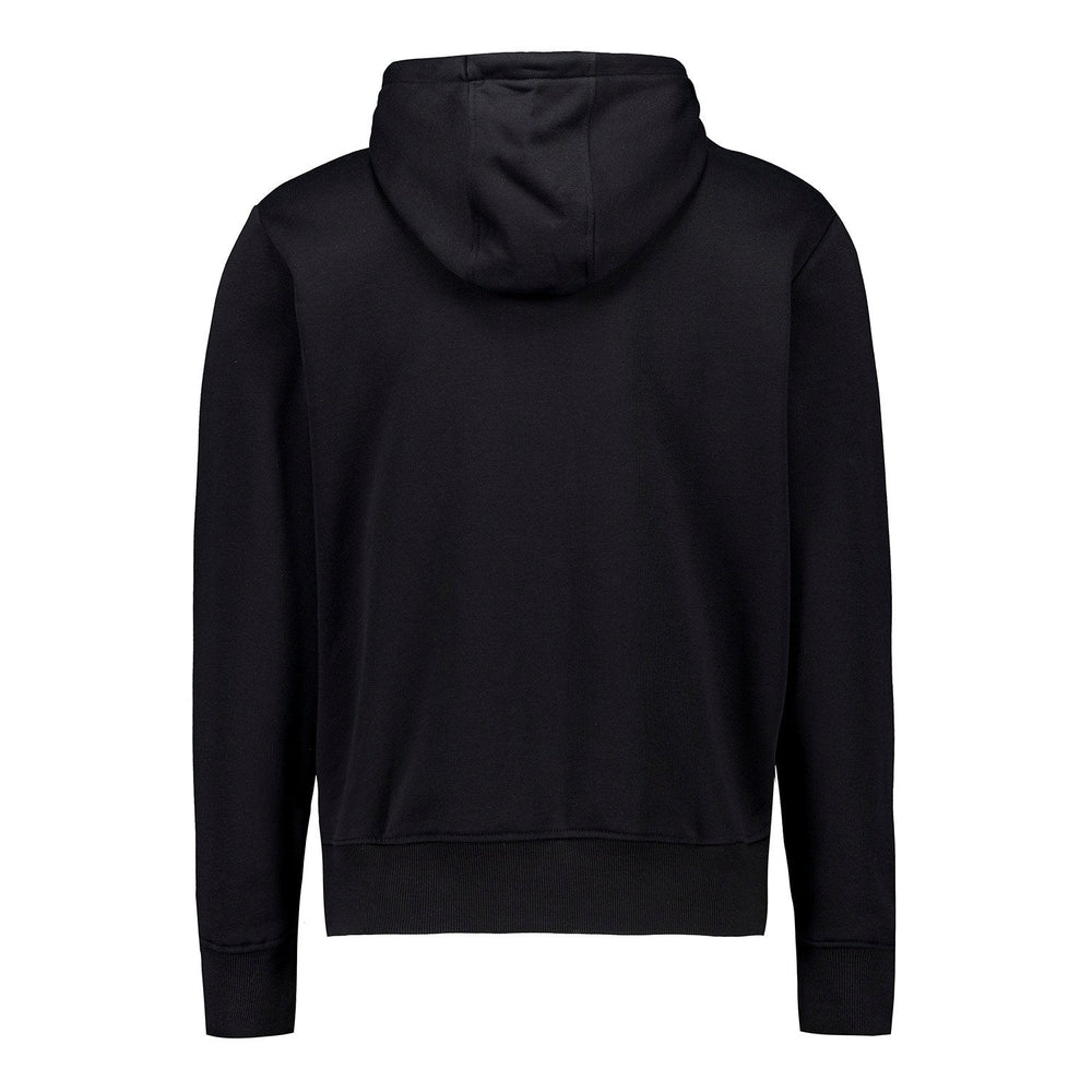 Mens Blackout Hoodie Crest Black Real Madrid