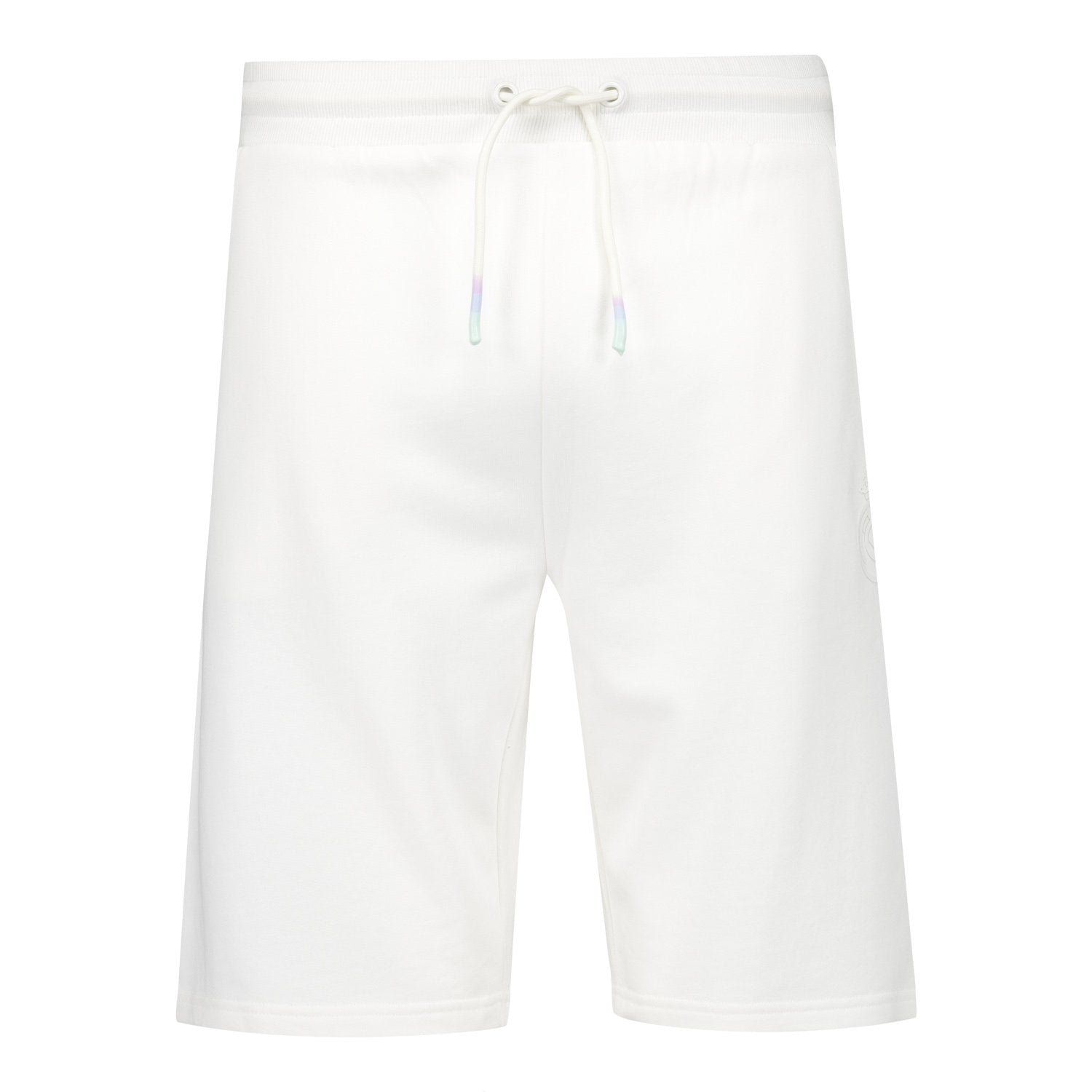 Mens Pastel Sweat Shorts White Real Madrid